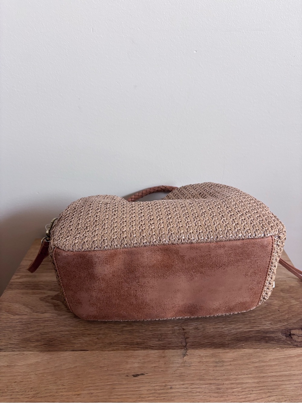 NWT HOBO Darling Small Satchel Crossbody Bag Purse - Meadow Woven Straw - Picture 12 of 14